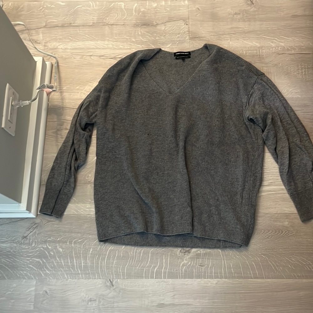 Something Navy Grey Sweater